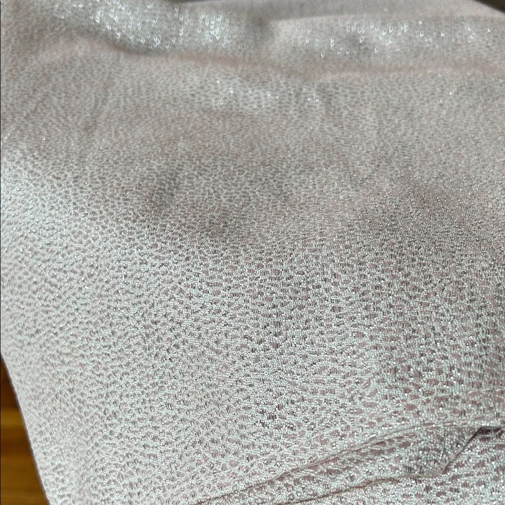 Shower Curtain Textured Pink Fabric